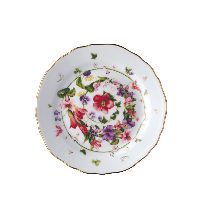 Flower Fantasy Rim plate 17cm