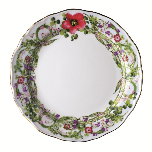 Flower Fantasy Rim plate 21cm