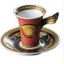 Cup & saucer 2 tall