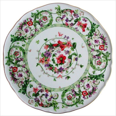 Flower Fantasy 12-1/4-Inch Service Plate