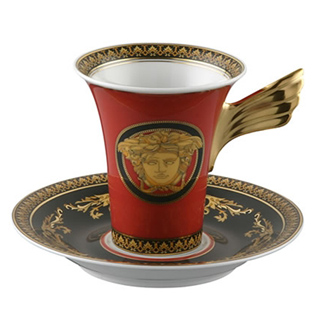 Cup & saucer 4 tall