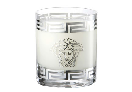 Medusa Crystal Table light filled with wax 