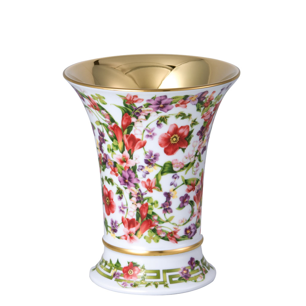 Vase 22 cm (vase gilded inside)