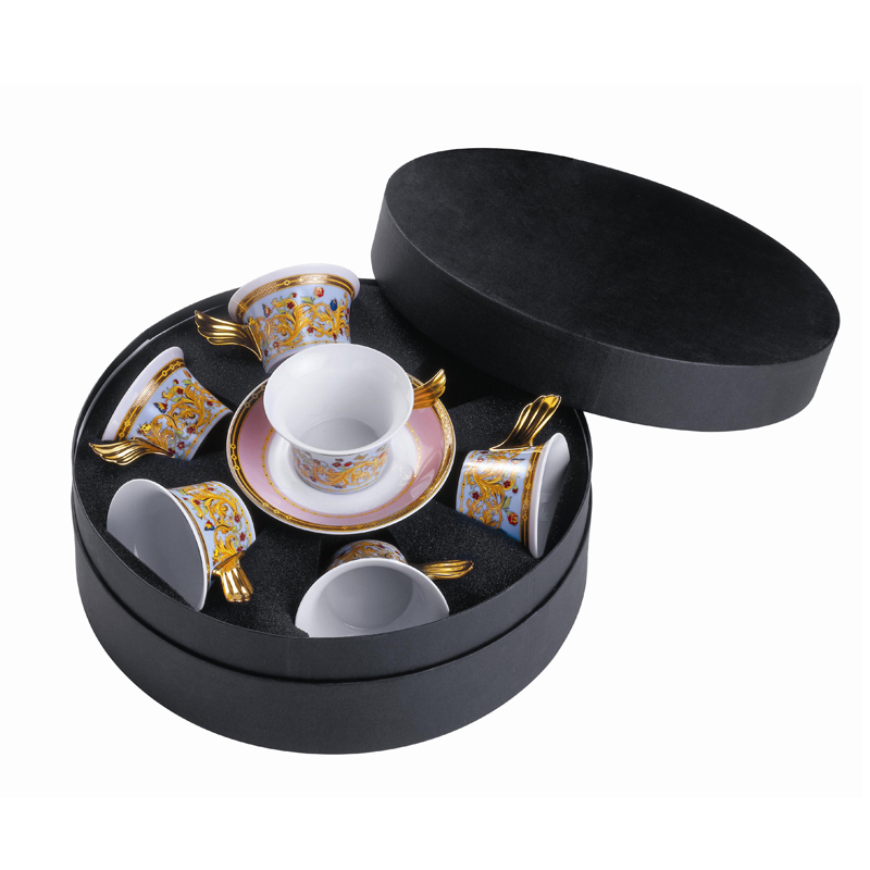 Set with 6 tea
