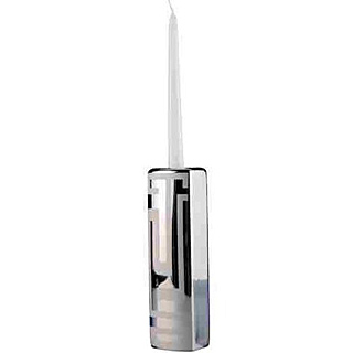 Dedalo Platin Candleholder 21 cm
