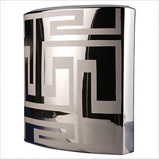 Dedalo Platin Vase 32 cm