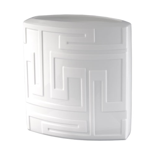 Dedalo White Vase 24cm