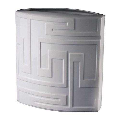 Dedalo White Vase 32cm