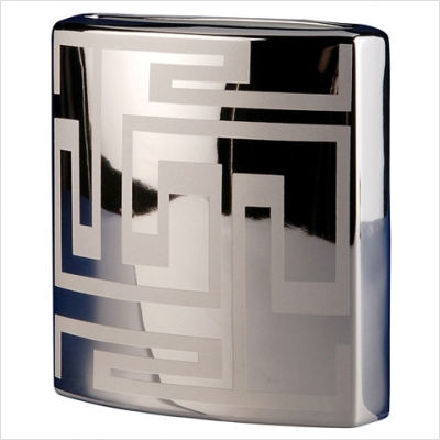 Dedalo Black Vase 14cm