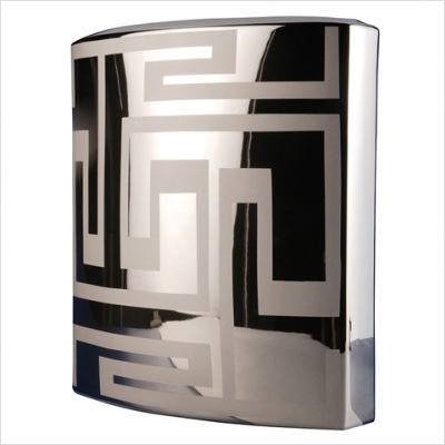 Dedalo Black Vase 32cm