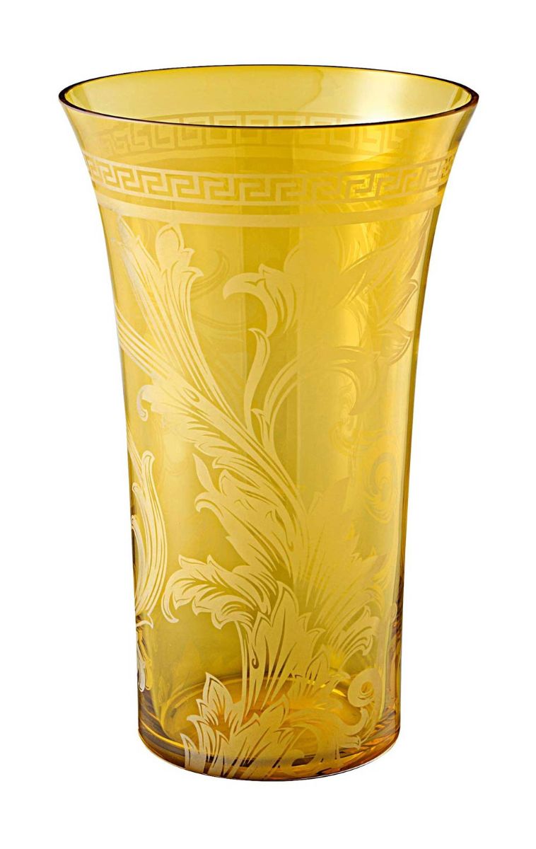 Arabesque Amber Vase 34cm