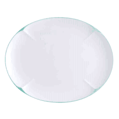 Auspicious Clouds Ruyi Oval  Platter 37cm