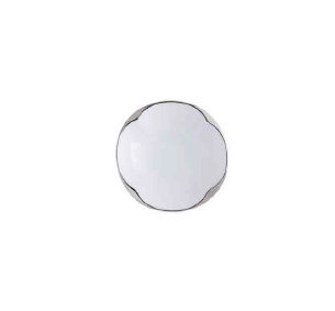 Ruyi Dish 9cm Platinum Rim