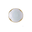 Ruyi Dish 7cm - Gold Rim