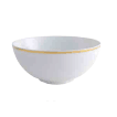 Ruyi Modern  Bowl 12cm Gold Rim