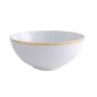 Ruyi Modern  Bowl 10.5cm Gold Rim