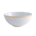 Ruyi Modern Bowl 15cm Gold Rim