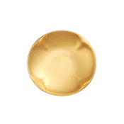 Ruyi Dish 11cm - Full Gold 
