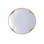 Ruyi Dish 11cm - Gold Rim