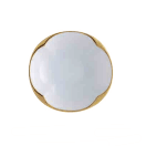 Ruyi Dish 9cm - Gold Rim
