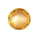 Ruyi Dish 8cm - Full Gold