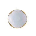 Ruyi Dish 8cm - Gold Rim