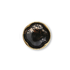 Ruyi Dish 7cm-Black lacquer