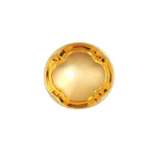 Ruyi Dish 7cm - Full Gold