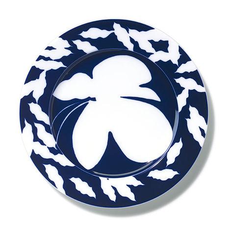 service plate The butterfly dish