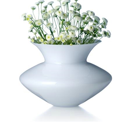 Medium White Vase