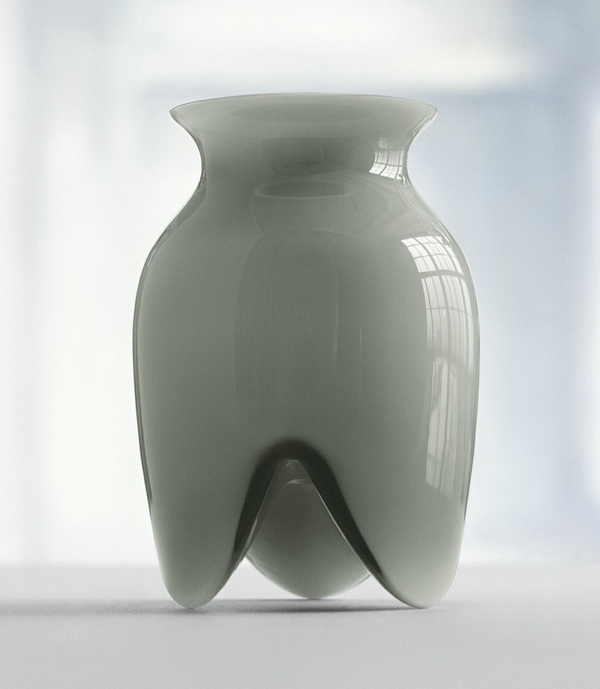 Lin Utzon Vase,smoke