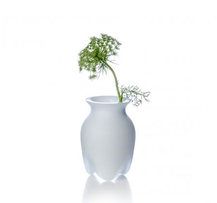 Lin Utzon Vase,satin white