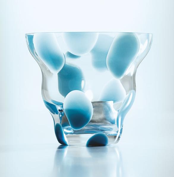 Confetti Votive,Light blue dots