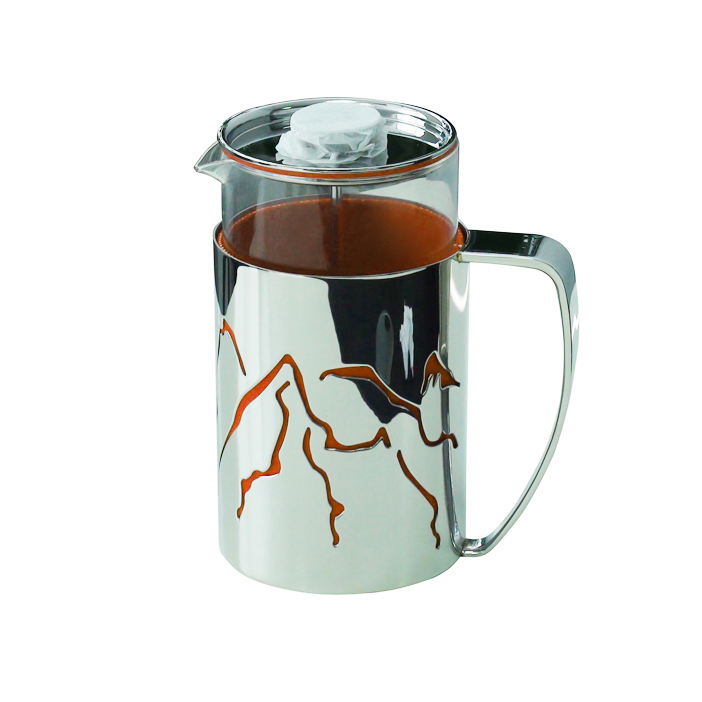 Coffee pot orange